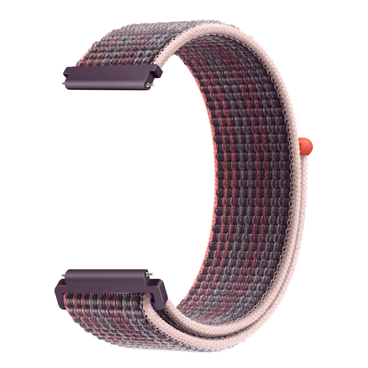 Bracelet à boucle en Nylon pour Amazfit Bip 6/5/GTS 4/3/2/2e/Mini/GTR 42mm/47mm/GTR 4/3 Pro Sport, 20mm/22mm, 2 bandes