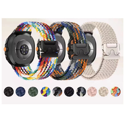 Braided Nylon Strap for Samsung Galaxy Watch Ultra 2025, Paracord Buckle, Galaxy Watch 8/ Galaxy Watch 8 Classic Strap