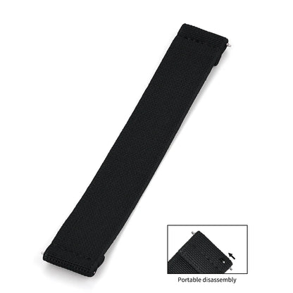 High Quality Parachute Elastic Nylon Watch Straps Quick Release 18/19/20/21/22mm Watch Bands Smartwatch Fabric Unisex Straps