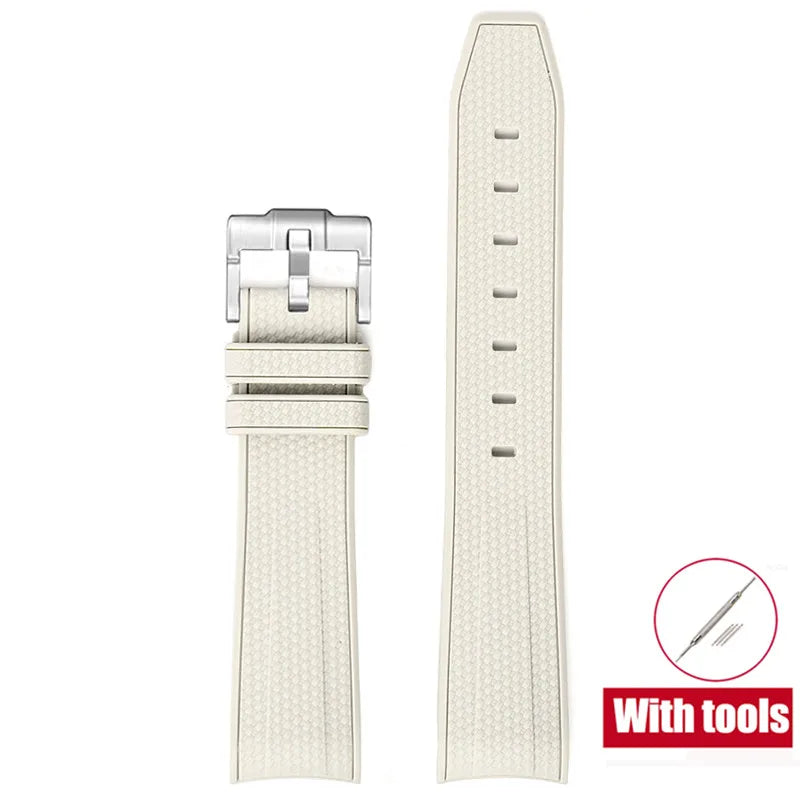 Diving Strap for Omega X Swatch, 20mm, MoonSwatch Joint, for Men and Women, Peripheral, Curved End, TPU Rubber Strap for Rolex, Watch Strap Tools