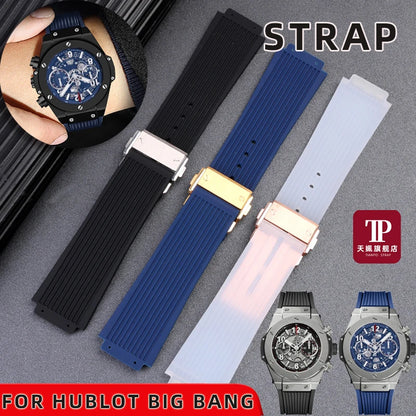 Cinturino per orologio da uomo in nylon e silicone, 20 mm, 22 mm, 24 mm, impermeabile e traspirante, in gomma, accessori