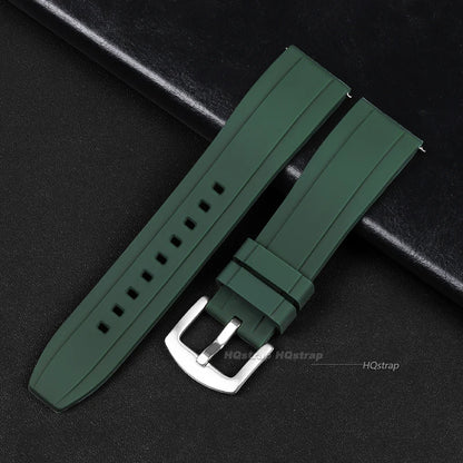 Cinturino per orologio in silicone di alta qualità, cinturino in gomma a sgancio rapido 20mm 22mm, bracciale di ricambio, accessori per donne e uomini
