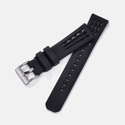 Bracelet de montre en caoutchouc FPM FKM, 20mm 22mm, dégagement rapide, qualité supérieure, conception de Structure poreuse, bracelet de Sport Durable et confortable