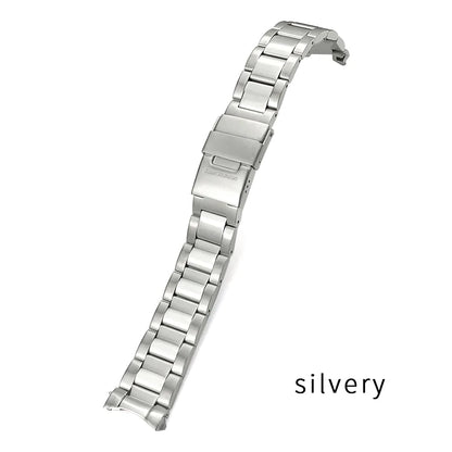 Bracelet de montre en acier inoxydable de qualité, 21mm 19mm 22mm, pour montre Longines L3 HydroConquest L3.782.4 781, extrémité incurvée, bracelet en métal massif