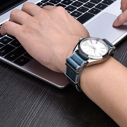 18mm 20mm 22mm Soft Nylon Strap Military Watchband for Samsung Galaxy Nylon Strap for Omega Seamaster 007