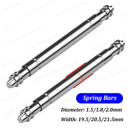 Anse a molla robuste per Rolex Water Ghost, diametro 1,5mm 1,8mm 2,0mm, perno di collegamento durevole in acciaio inossidabile 316L 19,5 20,5 21,5mm
