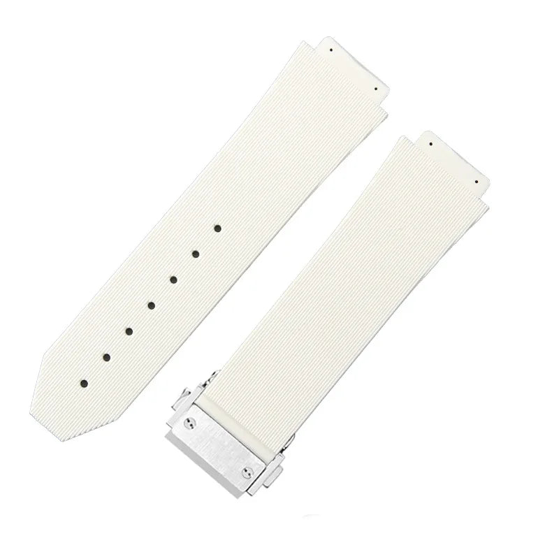 For Hublot BIGBANG Classic Fusion Leather Silicone Rubber Suede Watch Strap Dedicated Interface Lug System Band 26*19mm Bracelet