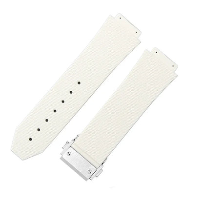 For Hublot BIGBANG Classic Fusion Leather Silicone Rubber Suede Watch Strap Dedicated Interface Lug System Band 26*19mm Bracelet