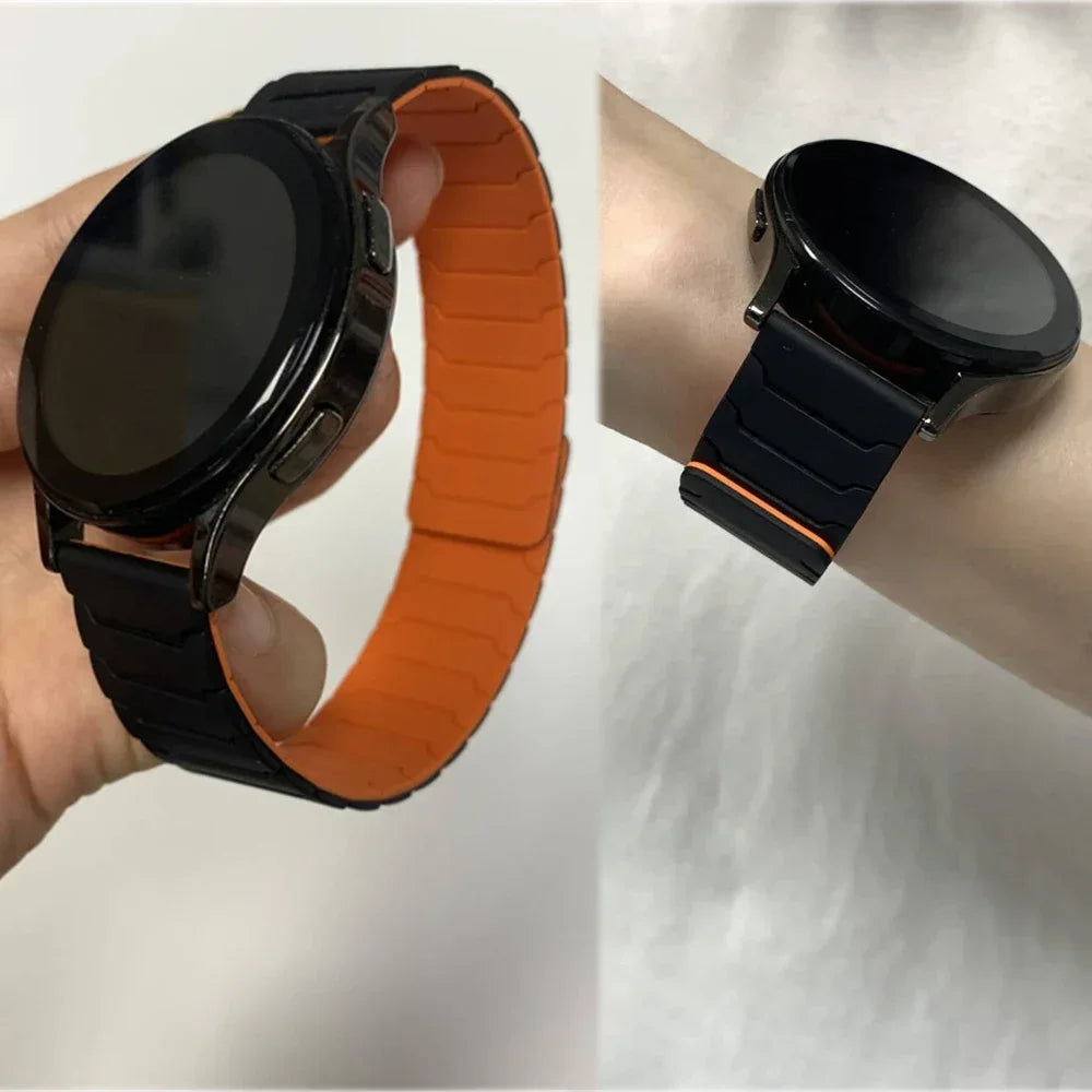 Bracelet magnétique en Silicone, 20 22mm, pour Huami AMAZFIT BIP 6 5 UNITY, pour Redmi 5 3 Active/Lite, pour Amazfit T-Rex 3 Pro 48mm
