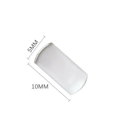 Loupe à bulles rectangulaire 10mm x 5mm, pour montre, verre, fenêtre de Date, cristal T2482