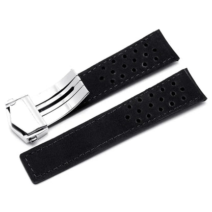 Bracelet en cuir véritable pour Tag Heuer Carrera Monaco Series, en cuir de vache givré, 20 22mm, bracelet universel, accessoires de montre