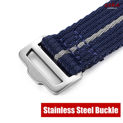 Bracelet en Nylon 20mm 22mm pour Seiko pour Tudor, attache à crochet et boucle, Bracelet de montre militaire étanche pour hommes pour Omega