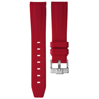 20mm Rubber Watch Strap for Tissot IWC Seiko 5 Hamilton Certina Oris Khaki Blue Brown Curved End 19mm Silicone Dive Watch Band