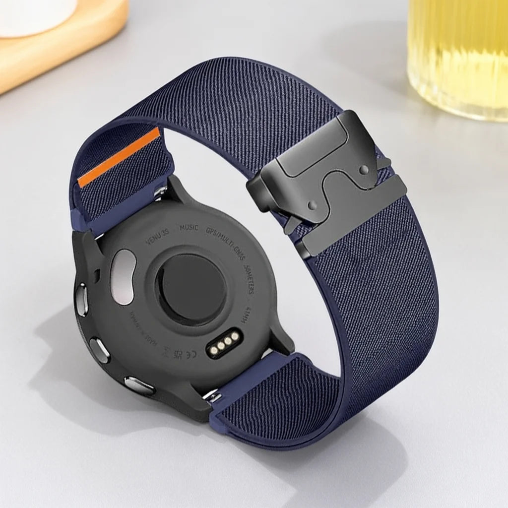 Cinturino in nylon per Garmin Forerunner 255 255S 265S 265, per smartwatch Garmin Vivoactive 4 4S Venu 2 3S