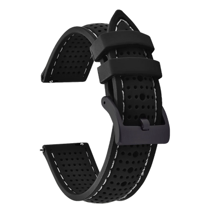 Bracelet de Sport en Silicone pour hommes, 18mm 20mm 22mm, en caoutchouc étanche, bracelet de remplacement pour Samsung S3 Huawei Watch GT2 46mm Amazfit GTR