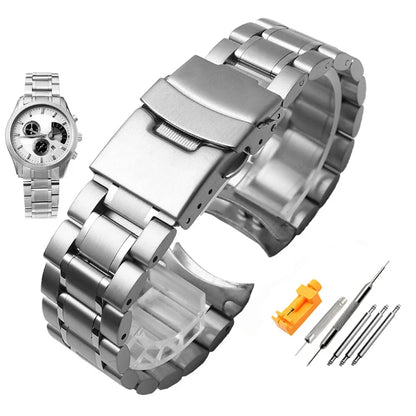 Bracciale in acciaio inossidabile da 20 mm e 22 mm per Casio EDIFICE EFV-540 500 EFS-S510 EFB-650 EQB-501 EFR-303L/303D.