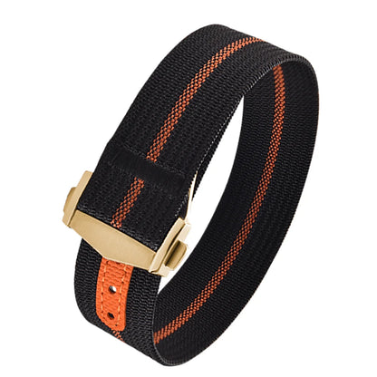 Canvas and Nylon Watch Strap, 18-20-22mm, for Omega X Swatch MoonSwatch for Seiko Men Women Sport, Waterproof, Folding Buckle
