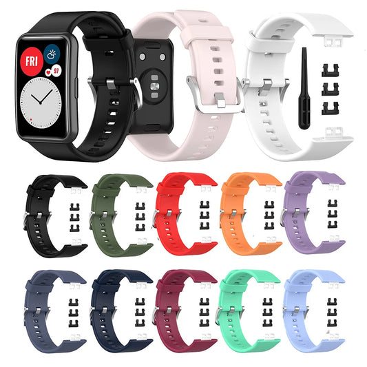 Cinturino in silicone per Huawei Watch Fit (TIA-B09/B19), cinturino per Smartwatch Huawei Watch Fit nuova edizione speciale