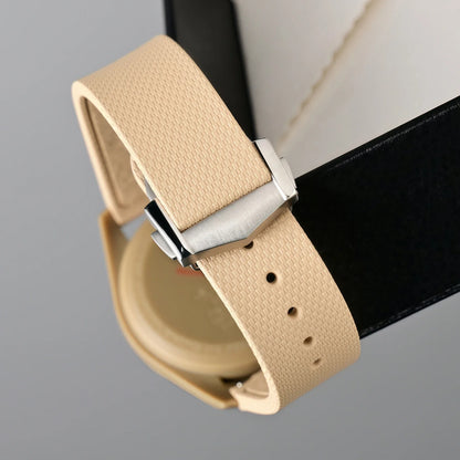 20mm Soft FKM Rubber Watch Strap, New, for Omega, Quick Release Bracelet for Seamaster, Waterproof Sports Watch Band