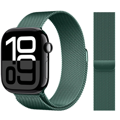 Apple Watch 米兰尼斯表带，46mm 44mm 45mm 40mm 42mm 41mm，适配 iWatch 系列 11 10 9 8 SE 7 6 Ultra 3 2
