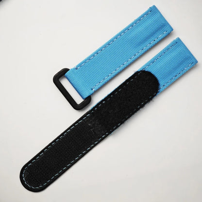 Nylon Fabric Watch Strap, 20mm, Magic Tape, Velcro, for IWC Omega Hamilton Khaki Seiko SKX 5 Certina MIDO Tissot Breitling