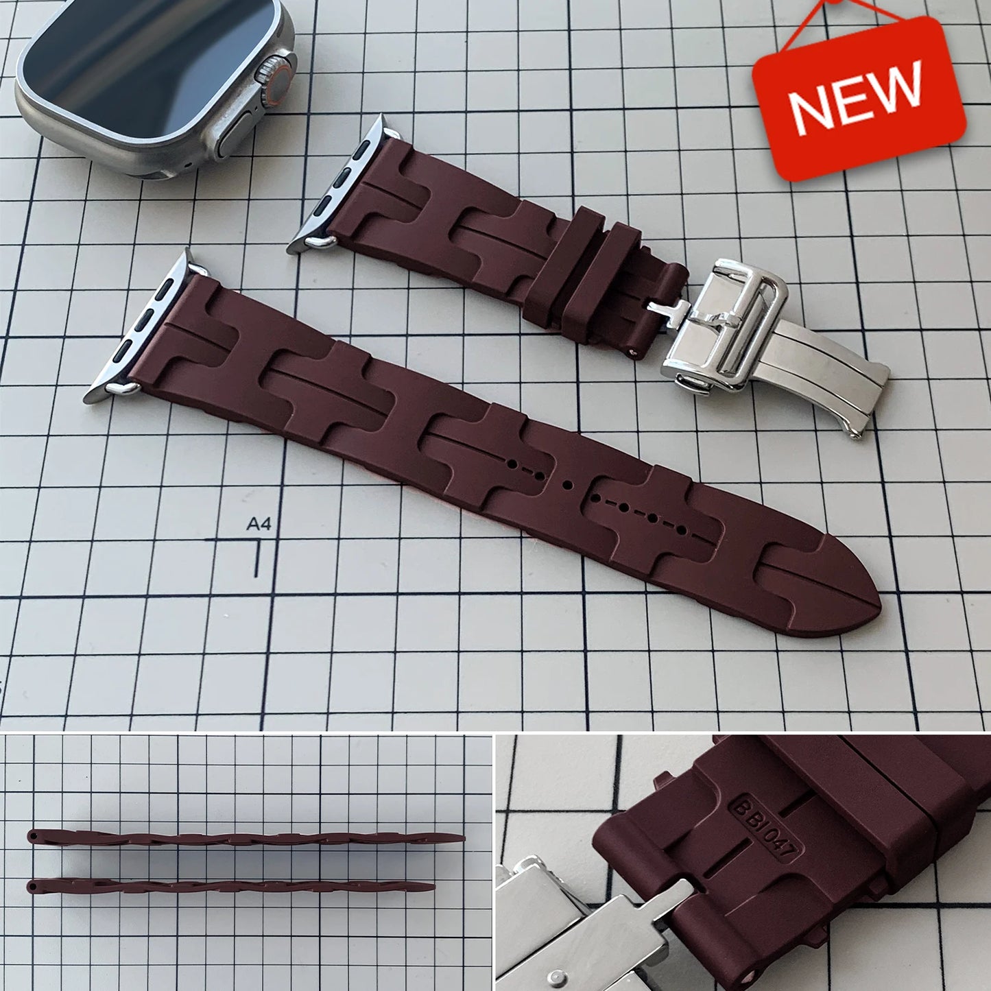 Cinturino Kilim a giro singolo per Iwatch Ultra3 2 Apple Watch Serie 11 10 9 8 7 6 5 Se 3 46mm 41mm 45mm 49mm, Blu Pastello