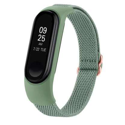 Bracelet en Nylon élastique pour Xiaomi Mi Band 6 5 4 3 bandes bracelet de montre réglable pour Xiaomi Mi Band 7 4 5 6 bracelet de remplacement