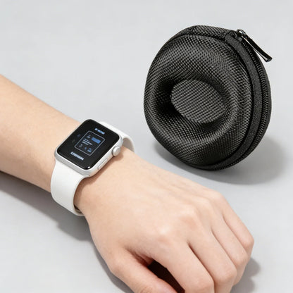 Custodia da viaggio portatile con cerniera per orologio, scatola antipolvere per orologi da polso e smartwatch, 1 pezzo