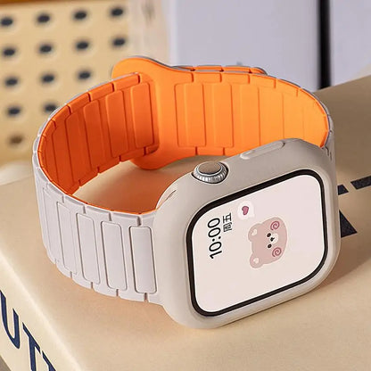 Magnetic loop + silicone case + adjustment tool for Honor Choice ROSSINI 2i smartwatch strap