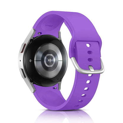 Bracelet en Silicone pour Samsung Galaxy Watch 7 6 5 4 44mm 40mm pro 45mm Sport 20mm Bracelet de montre Galaxy Watch6 Classic 43mm 47mm