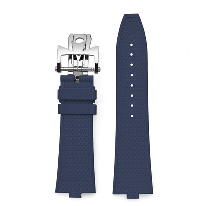 Bracelet en caoutchouc FKM à libération rapide de qualité supérieure 24mm*7mm pour montre Vacheron Constantin Overseas 4500V 5500V 7900V Style original Homme