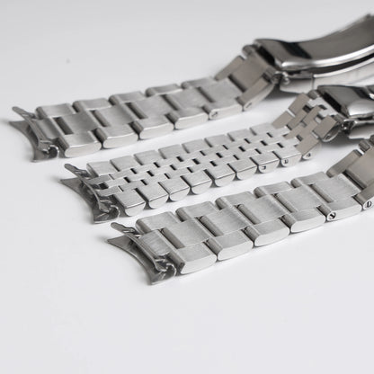 Bracelet de montre en acier inoxydable argenté mat poli de 19mm, pour SEIKO SNXS80 SNXS79 SNXS79K SNXS77K SNXS75 SNXS73, Bracelet de poignet en métal