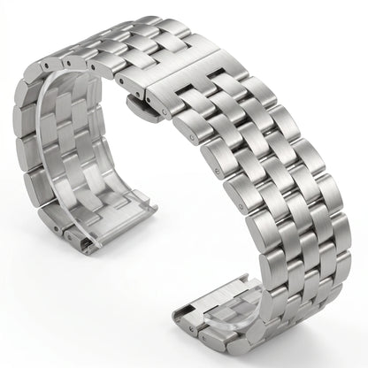 Bracelet de montre universel robuste, 20 22 24 26mm, en acier inoxydable massif, bracelet de remplacement en métal épais pour hommes