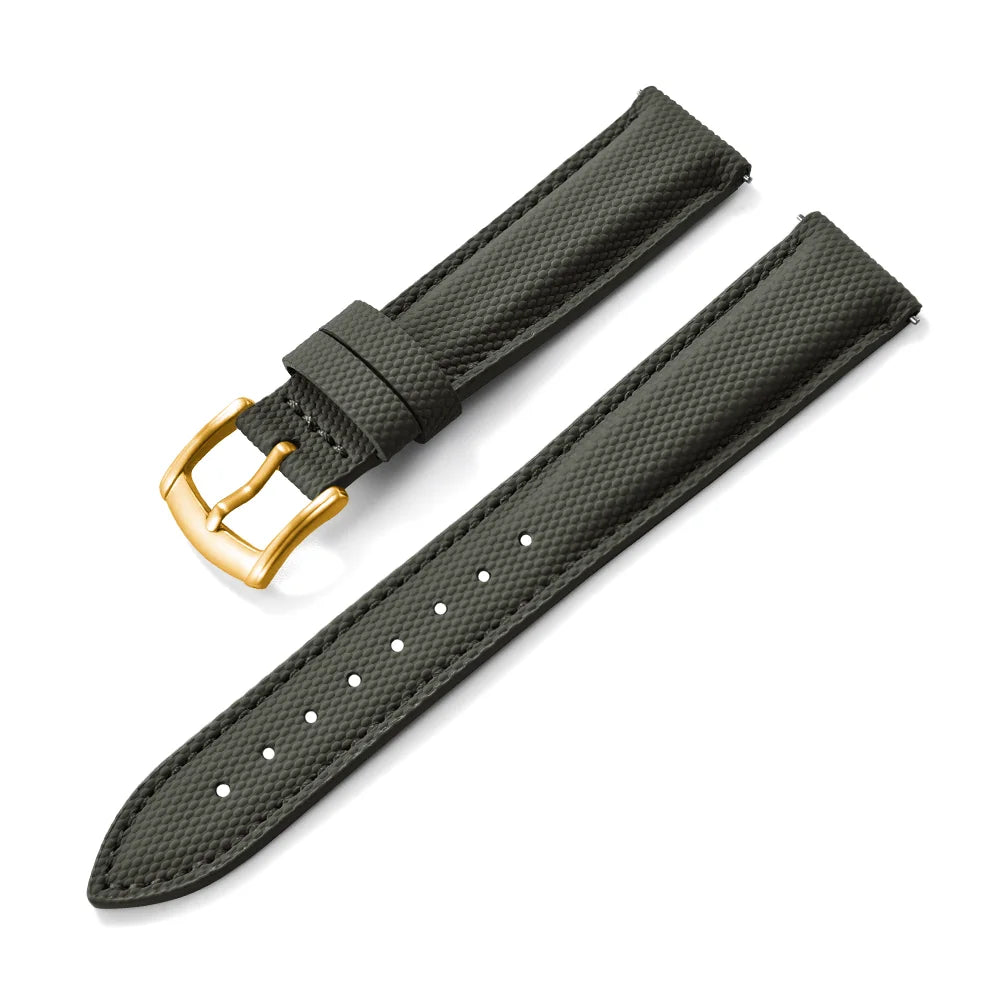 New Sailcloth Coated Sport Watch Strap 18/19/20/22mm Quick Release Waterproof Wristband for Huawei/Samsung Smartwatch Accessories