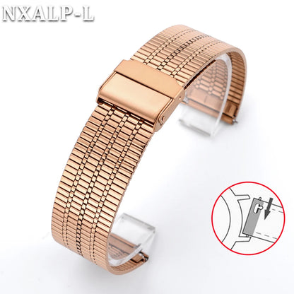 Thin and breathable stainless steel watch bands, 20mm 22mm, for women and men, metal, quick-release, for Huawei watches