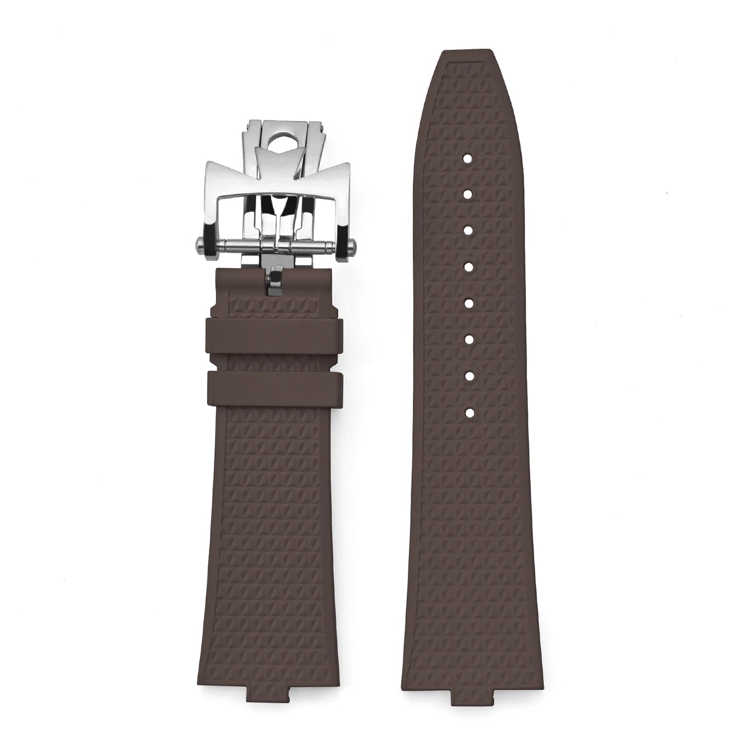 Bracelet en caoutchouc FKM à libération rapide de qualité supérieure 24mm*7mm pour montre Vacheron Constantin Overseas 4500V 5500V 7900V Style original Homme