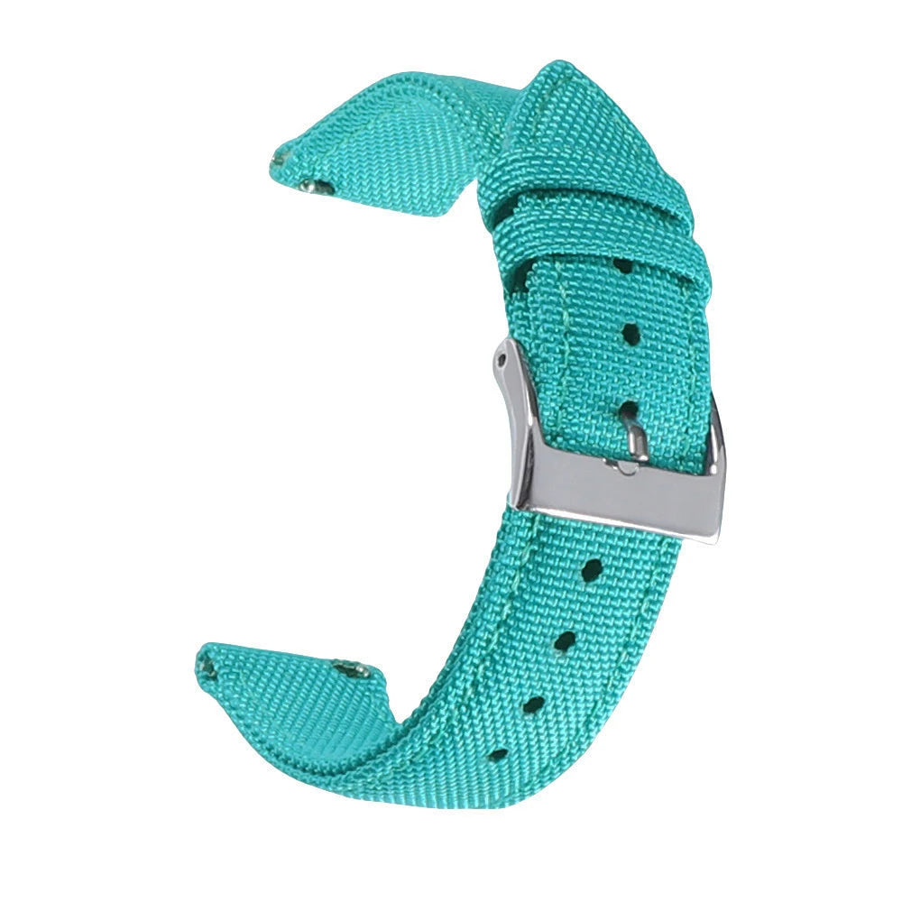 Waterproof voile fabric watch strap, quick-release watch strap, 18mm 19mm 20mm 21mm 22mm 24mm nylon watch strap for Blancpain and Omega