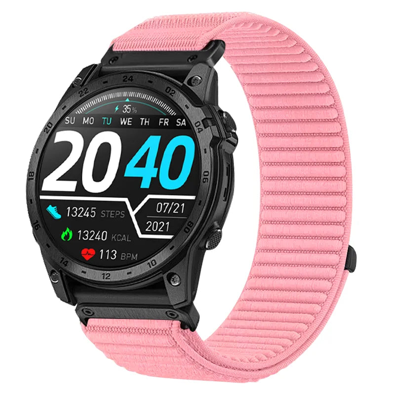 Quickfit 26mm 22mm 20mm Bracelet en Nylon pour Garmin Fenix 8/Quatix 8 bande Forerunner 970 965/Garmin Instinct 3 Bracelet sport Correa