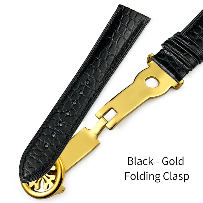 Luxurious Crocodile Leather Watch Strap, 20mm 19mm 21mm 22mm, for Patek Philippe 5227 5146 5147, American Alligator Watch Band