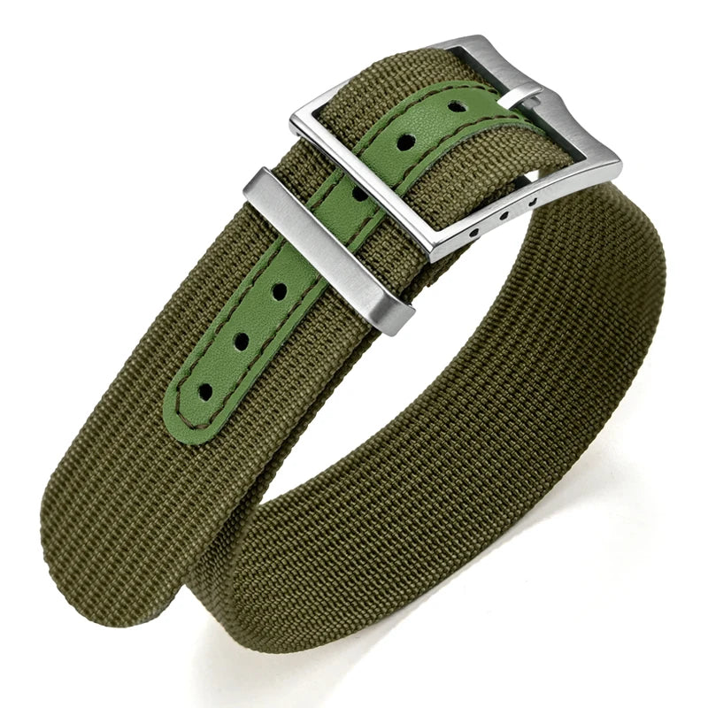 Bracelet de Sport universel en tissu Nylon, 20/22mm, étanche, militaire, pour Seiko Omega, accessoires de Bracelet de montre de l'armée, sans rayures