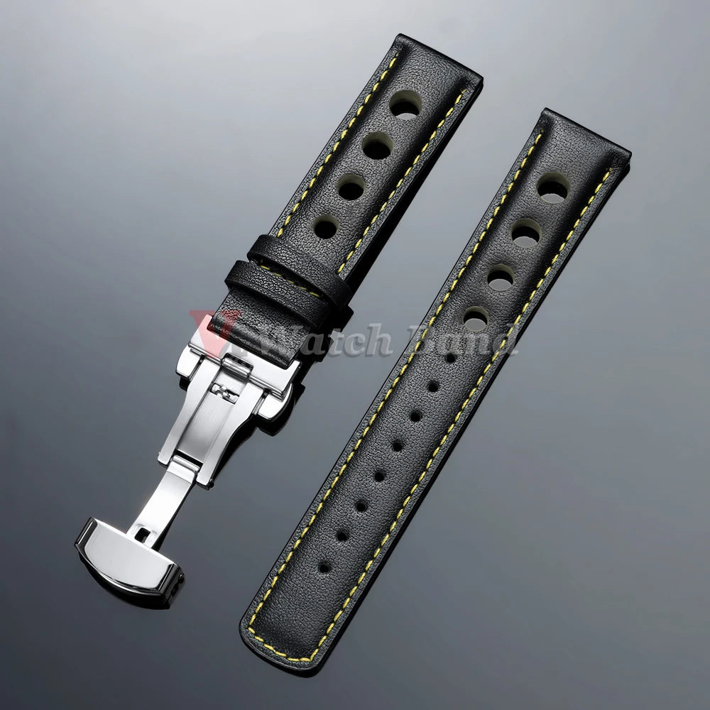 Cinturino per orologio da 20mm per Tissot serie T91 PRS516 1853, cinturini per orologio per Seiko per Omega, cinturino sportivo da uomo, fibbia a farfalla