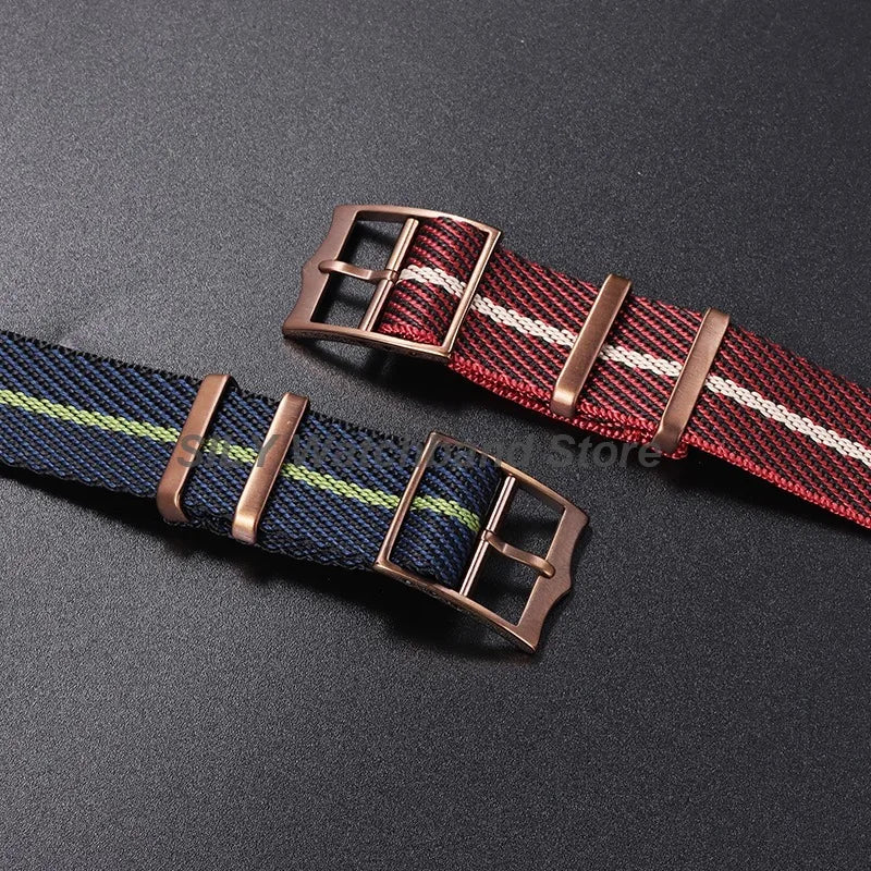 Cinturino militare in nylon da 20 mm 22 mm, cinturino in tela premium per Tudor Army, cinturini in tessuto Seiko per Rolex, cinturini per uomo e donna
