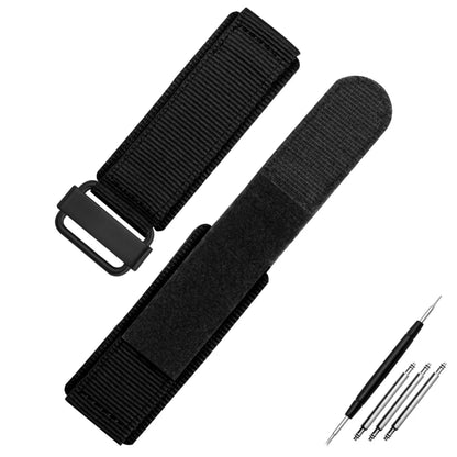 Nylon Watch Strap for Breitling Bell & Ross BR-01 BR-03 Men's Thickened Nylon Watchband Erria Hook Loop Fastening Woven Belt 22mm 24