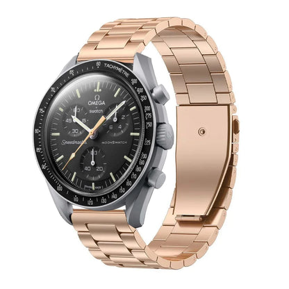 Cinturino in acciaio inox da 20 mm per Omega X Swatch Joint MoonSwatch, fibbia pieghevole in metallo, accessorio per MoonSwatch