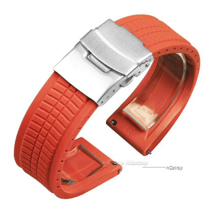 Bracelets de montre en Silicone à dégagement rapide, 20mm 22mm 24mm, pour Samsung, Seiko hommes, bandes de Sport en caoutchouc, Bracelet universel