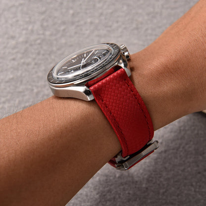 FKM Waterproof Rubber Watch Band Quick Release Deployment Clasp Straps 20mm 22mm Universal Watch Bracelet