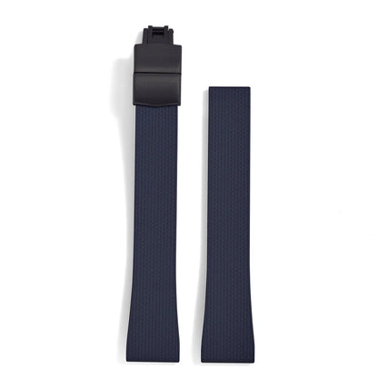 Original Stripess CTS FKM 20mm rubber watch strap for d-elug FKM CTS quick release watch strap silver butterfly buckle cut to size