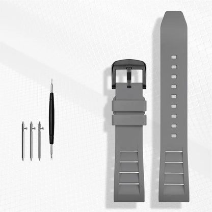 FKM bracelet de montre en caoutchouc fluoré 20mm 21mm 22mm 24mm pour breitling omega seiko casio mido bracelet de montre bracelet de montre de sport anti-poussière