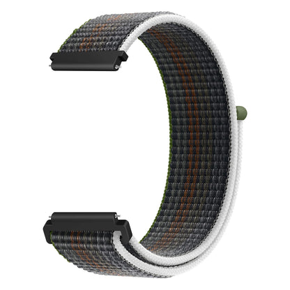 Bracelet à boucle en Nylon pour Amazfit Bip 6/5/GTS 4/3/2/2e/Mini/GTR 42mm/47mm/GTR 4/3 Pro Sport, 20mm/22mm, 2 bandes