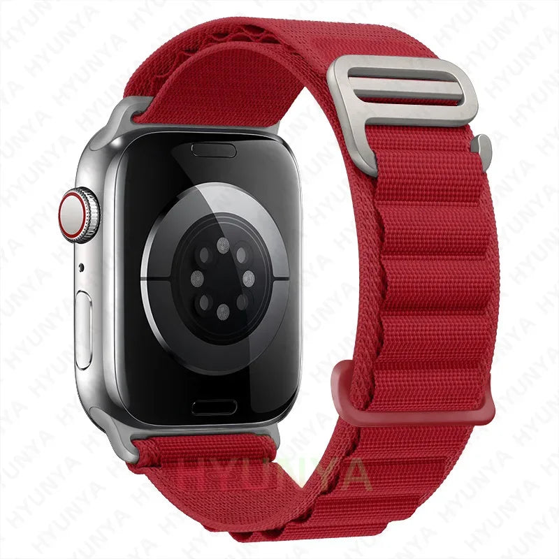 Cinturino per Apple Watch, bracciale alpino per cinturino Apple Watch Ultra 2 3, cinturino 45mm 49mm 42mm 46mm 44mm 41mm 40mm, cinturino Iwatch serie 11 9 8 7 SE 10